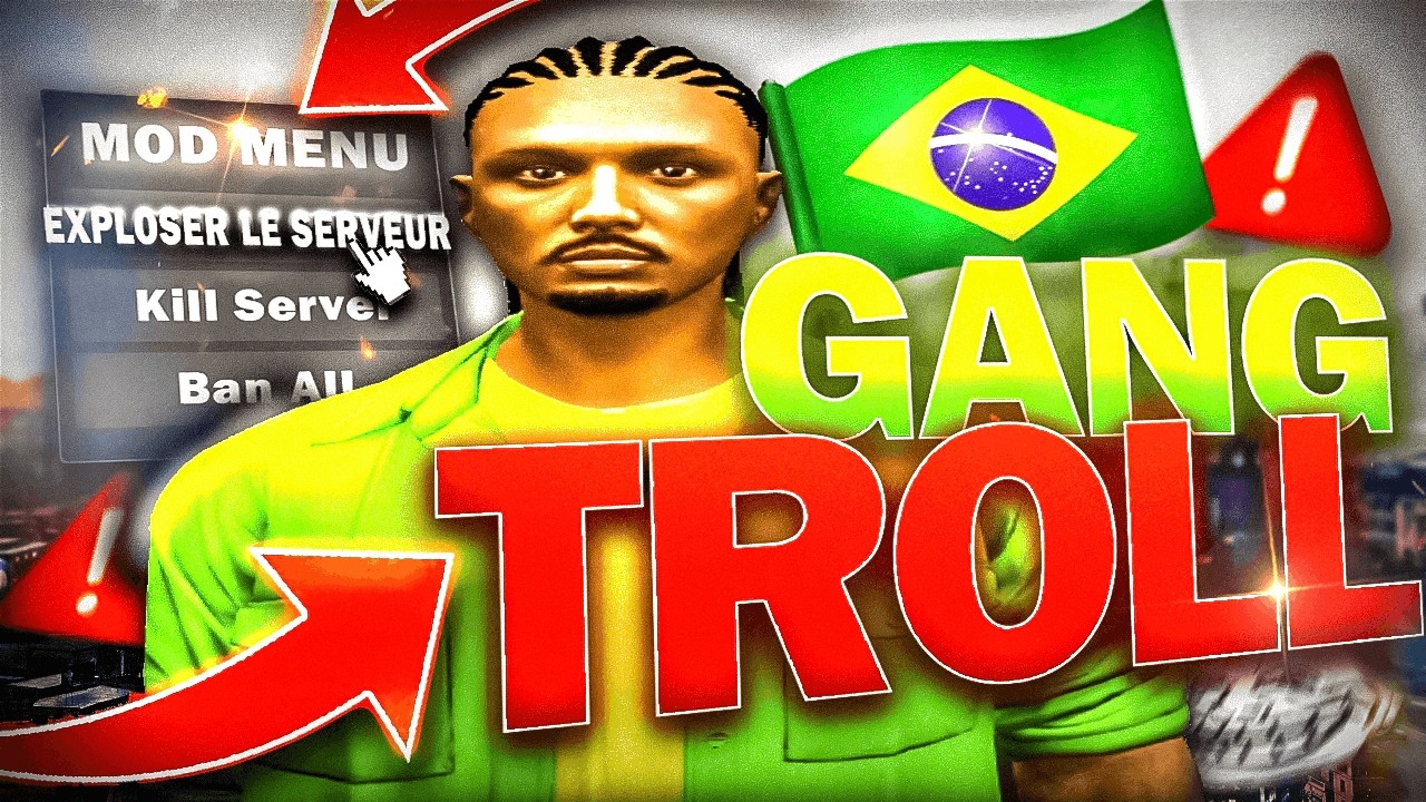 J'ai TROLL avec un GANG en CHEATANT sur GTA RP ⛔🔥