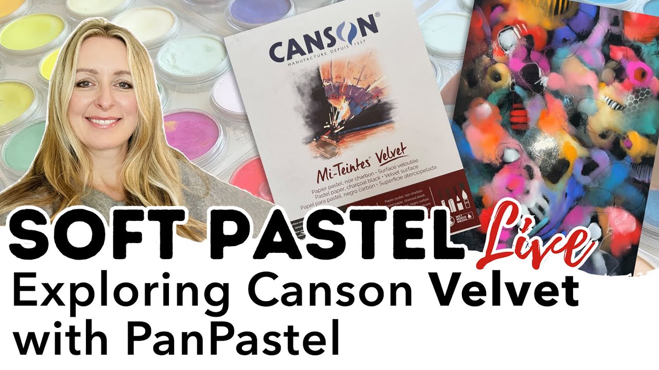 Exploring Canson Mi-Teintes Velvet with PanPastel | Soft Pastel Abstract & Art Show Prep