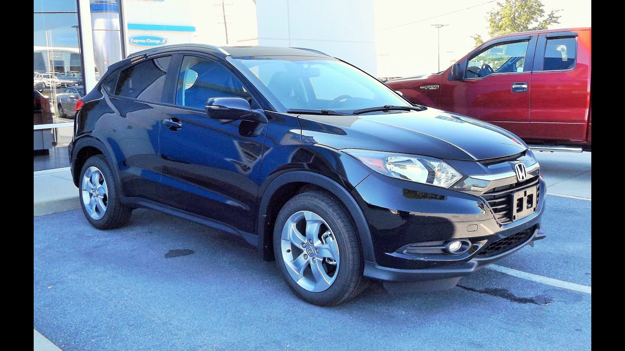 2016 Honda HR-V EX-L AWD Navi Start Up, Full Tour and Review