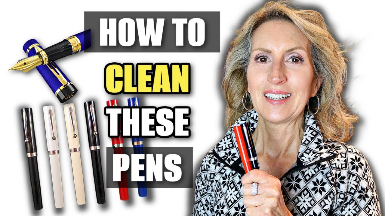 How to Clean a Dried Out Fountain Pen or Calligraphy Pen