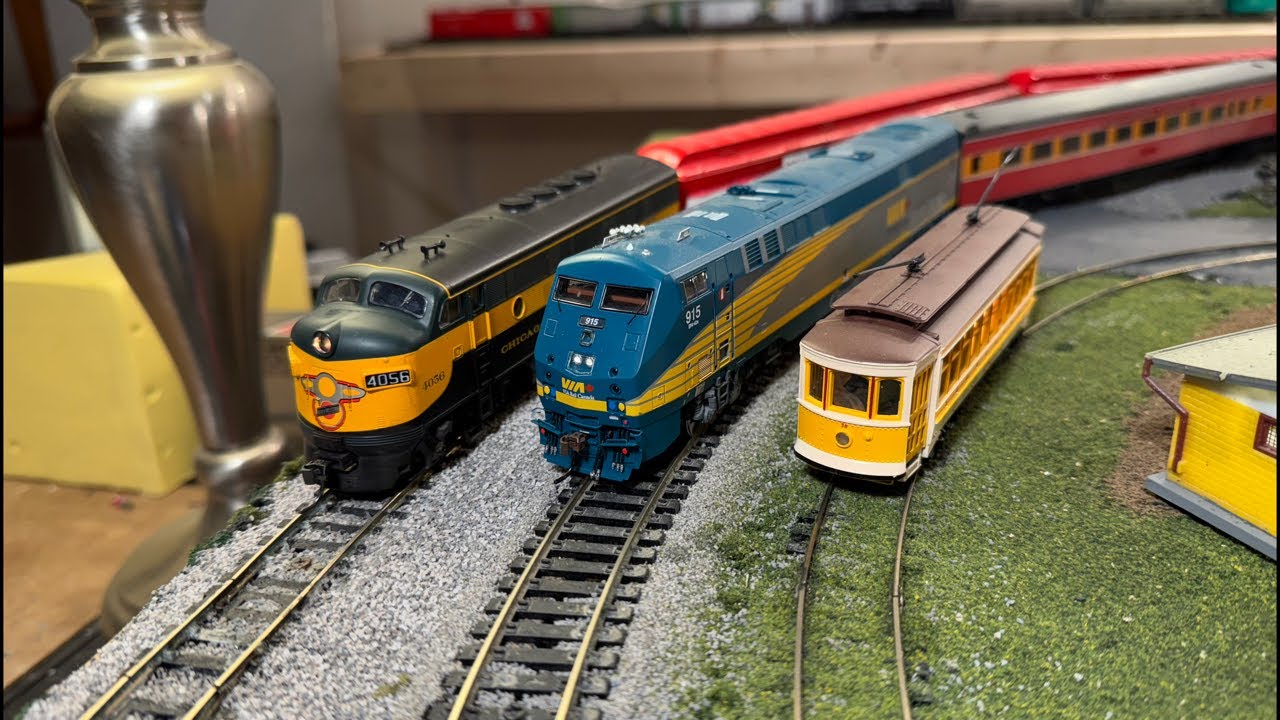 Running HO Trains & Locomotives on the Layout Live!