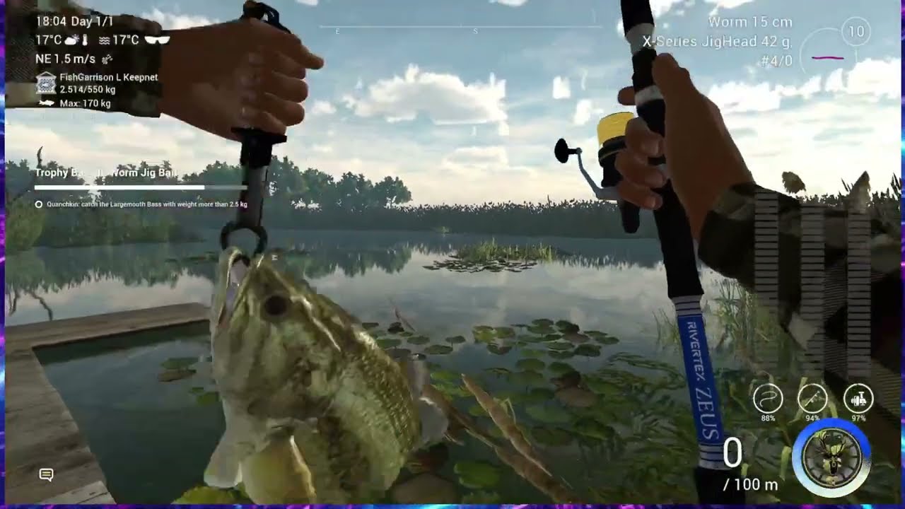 Fishing Planet - Trophy Bass II: Worm Jig Bait Mission