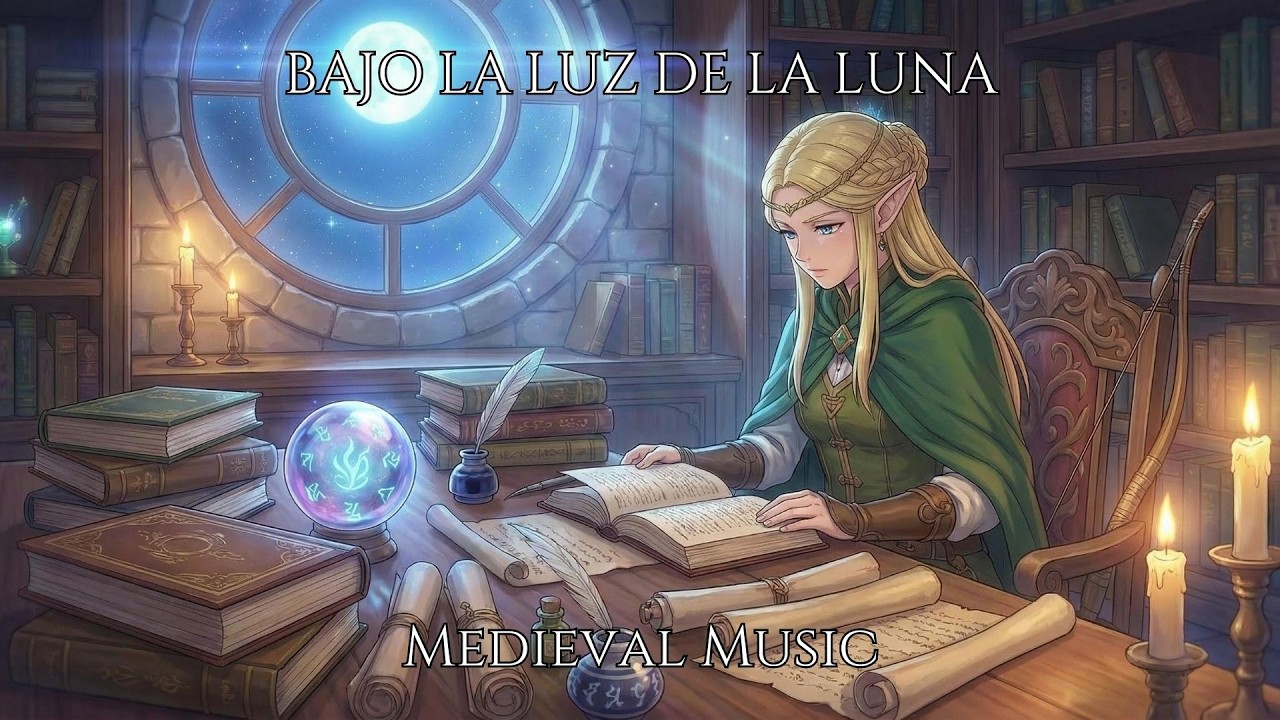 Silencio, Magia y Pergaminos – Música Medieval Relajante para Estudiar, Leer y Relajarse