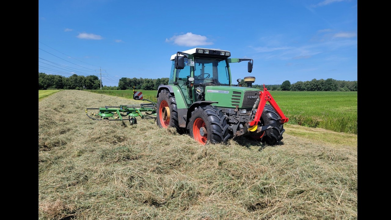 Mein neuer Krone Vendro 620 Heu machen 2025 Heu wenden Name ist Programm Same Fendt Krone Power