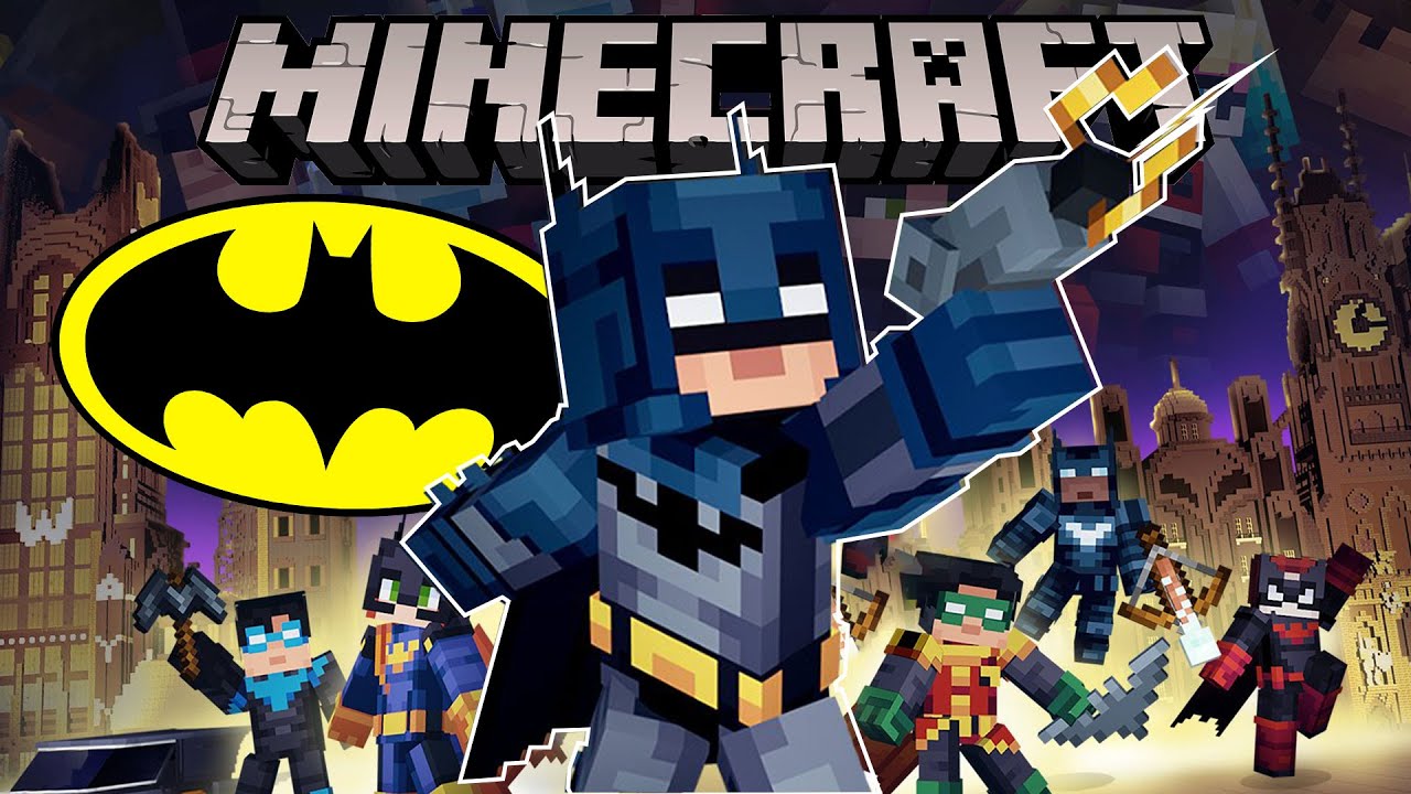 Попробуйте эту ЭПИЧЕСКУЮ карту БЭТМЕНА в Minecraft