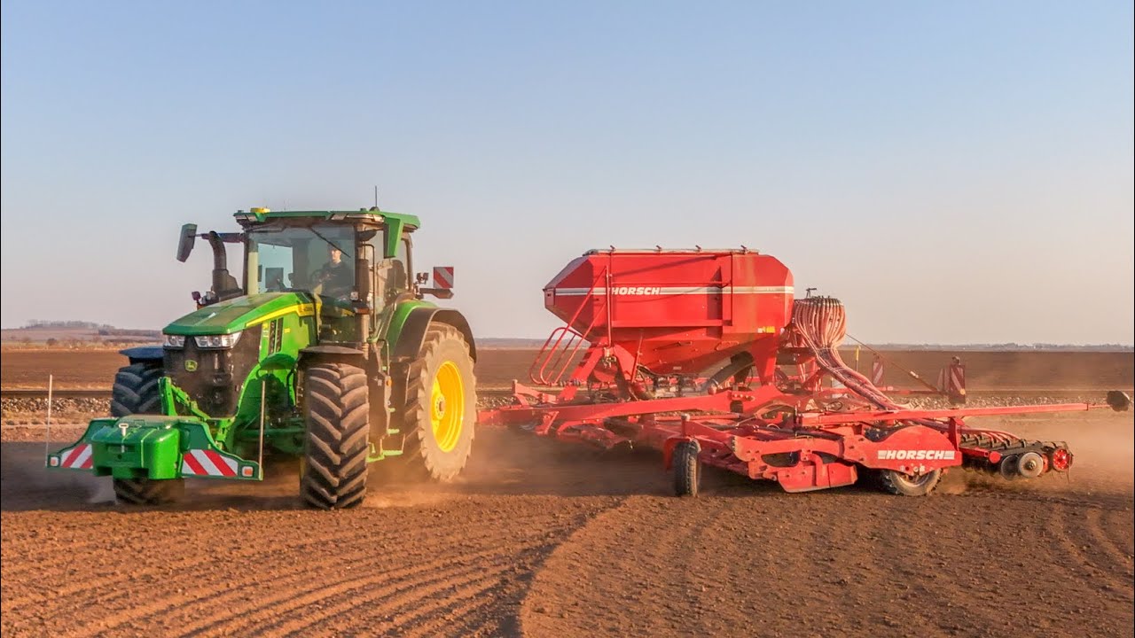 Nový John Deere 7R 330 GEN 2 ISetí jarního Ječmene 2025