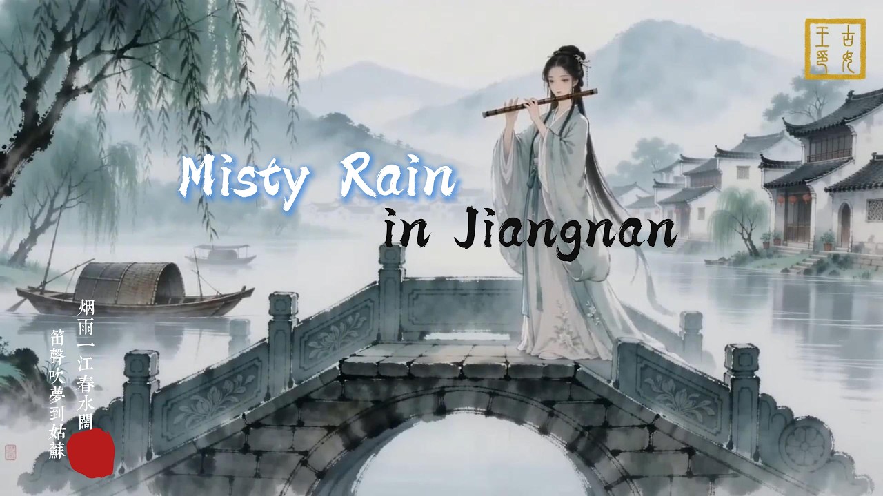 Misty Rain in Jiangnan | Relaxing Chinese Flute & Guzheng Meditation Music