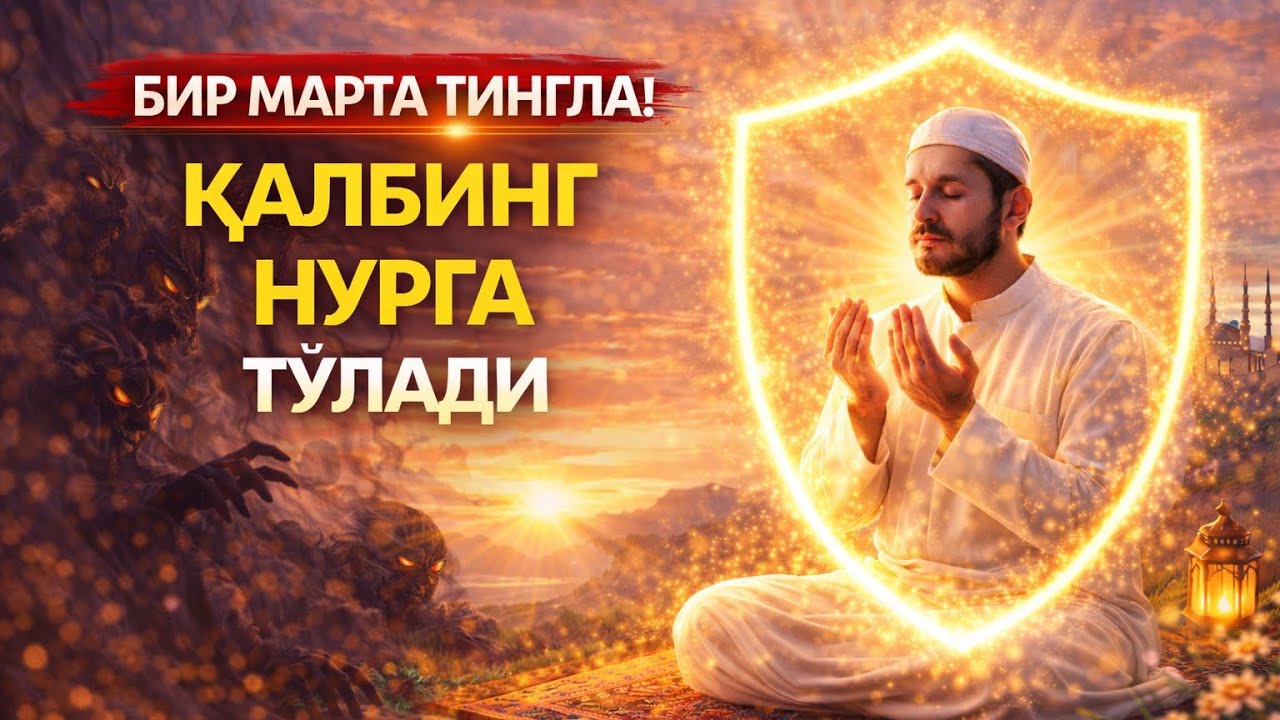 БИР МАРТА ТИНГЛА! ҚАЛБИНГ НУРГА ТЎЛАДИ