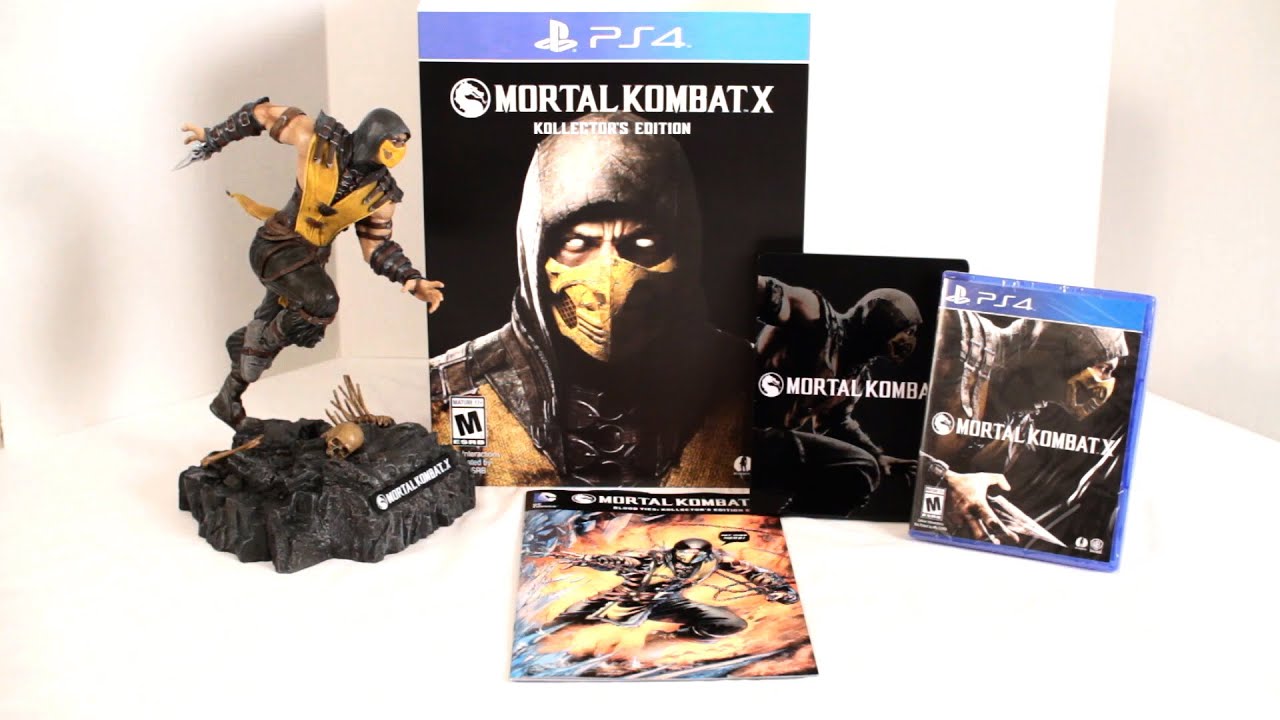 Mortal Kombat X Kollector's Import Edition Unboxing Playstation 4