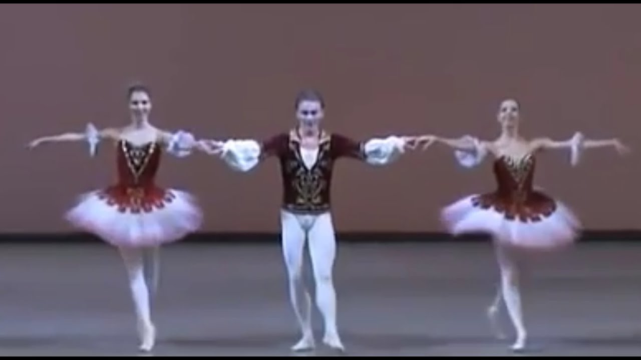 パ・ド・トロワ「パキータ」A.ソモワ、K.シェフツォワ、D.ロパチンPDT”Paquita