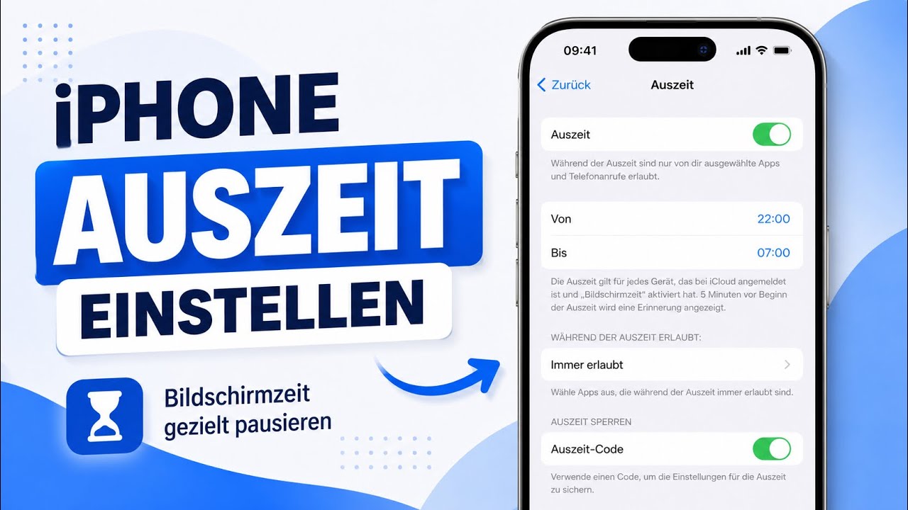 iPhone Auszeit einstellen &ndash; Bildschirmzeit Auszeit aktivieren