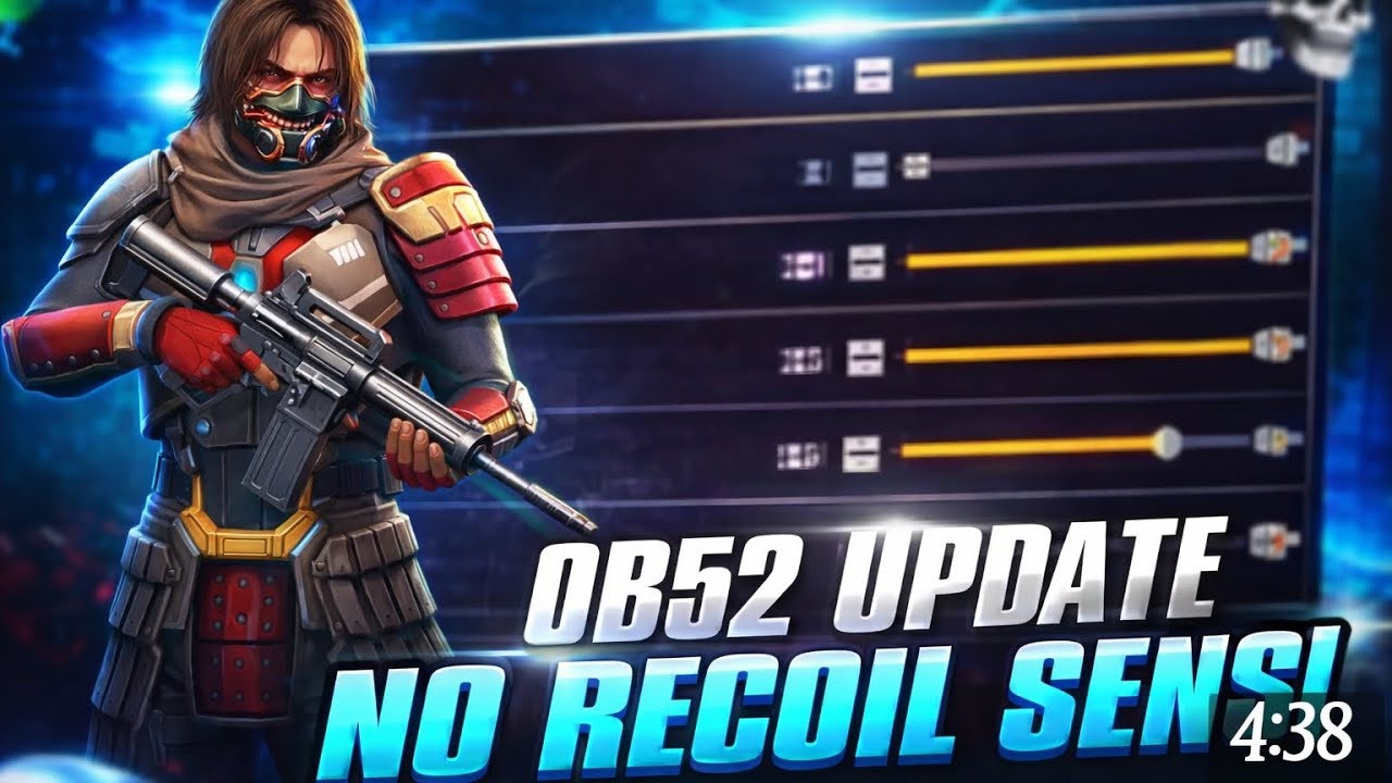 OB52 Best Sensitivity Setting For Headshot After Update 2GB-3GB-4GB-6GB-8GB RAM