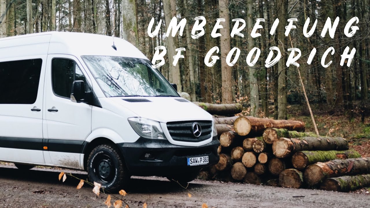 Шиномонтаж для Мерседес-Бенц Спринтера на BF Goodrich внедорожную резину | RAW Offroad-Transporter