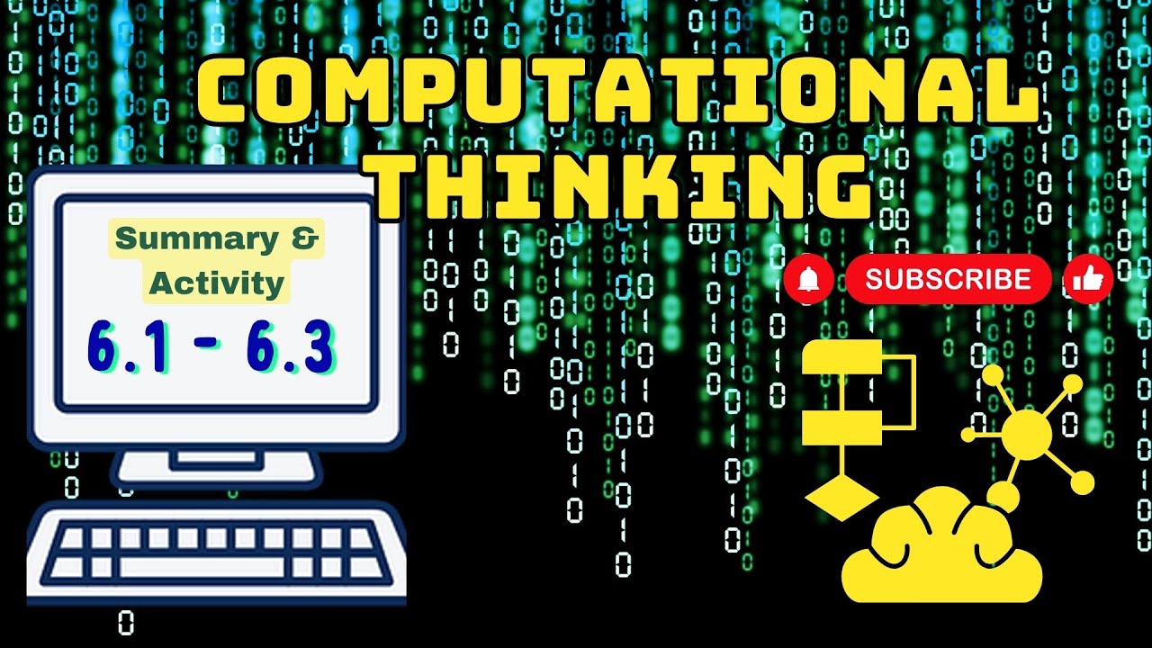 CT Week-6 | 6.1-6.3 | Summary with Activity | Computational Thinking |