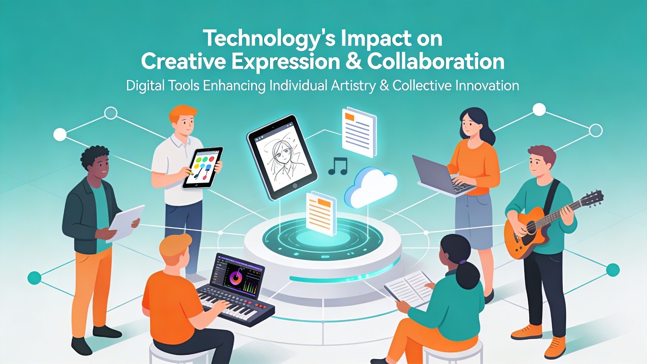 Exploring how Technology Influences Creative Expression and Collaboration (15 Minutes)