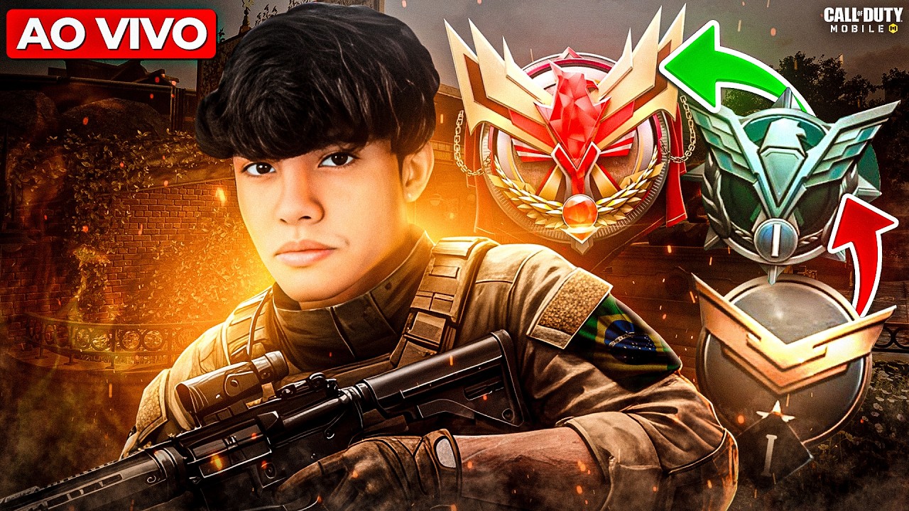 🔴ESTAMOS DE VOLTA NA RANKED DO COD MOBILE!