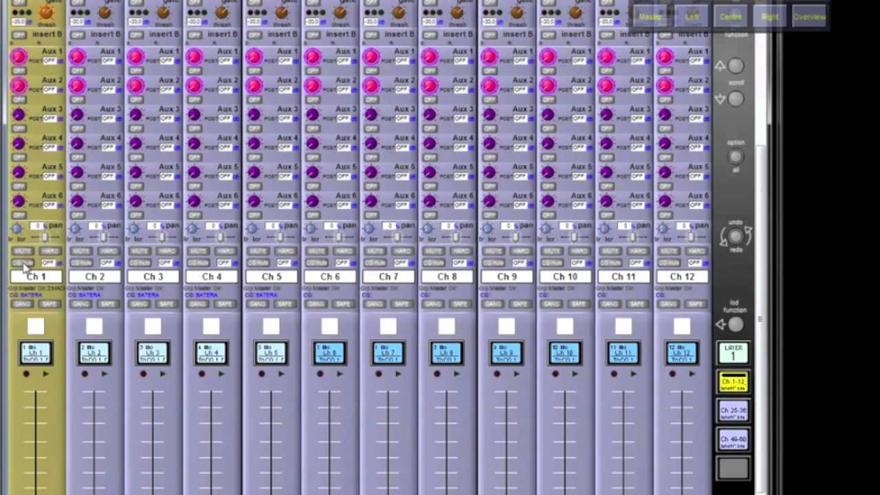 3º TUTORIAL DiGiCo SD8 :  Salvando/Carregando uma Sessão, VCAs