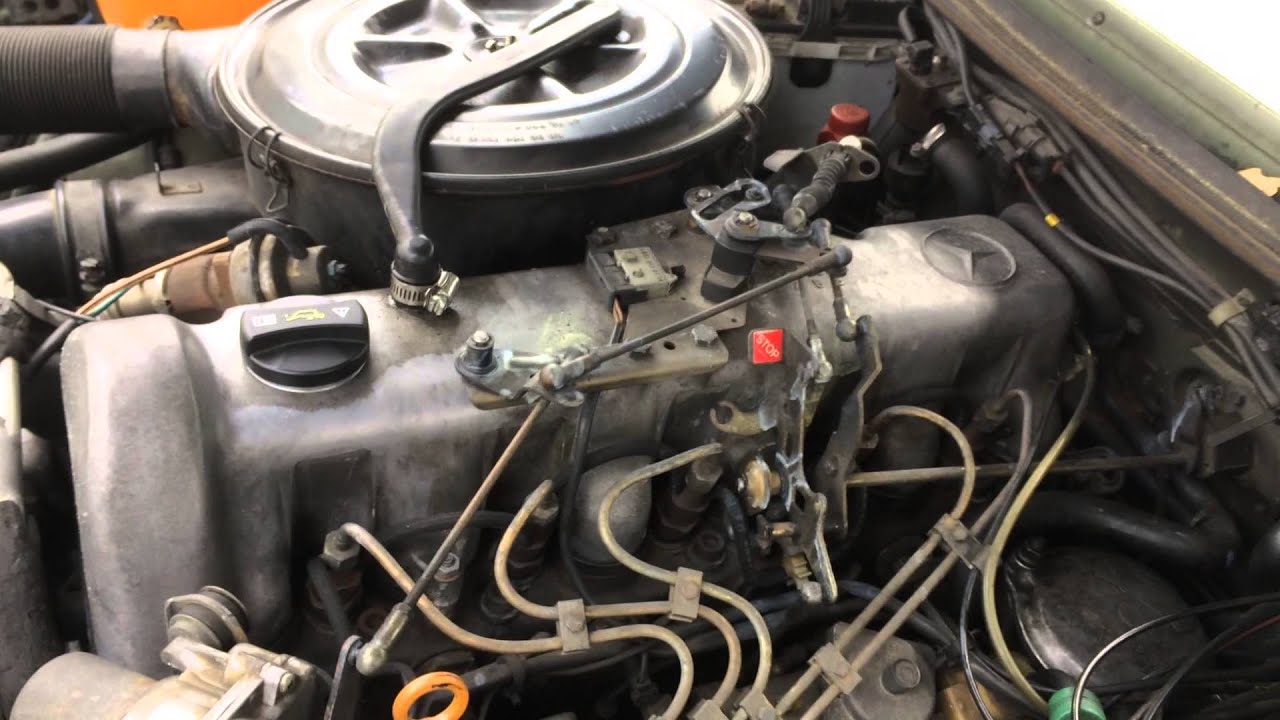 1985 Mercedes-Benz 300D 203K:  Cold Start, and More Updates