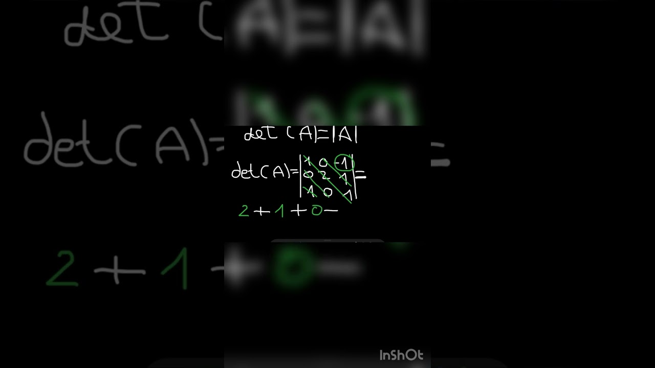 Cálculo de determinante de matrices 