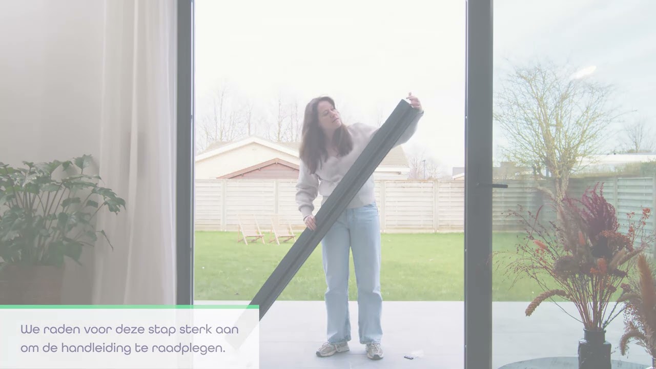 Plissé Hordeur Installatie Instructie