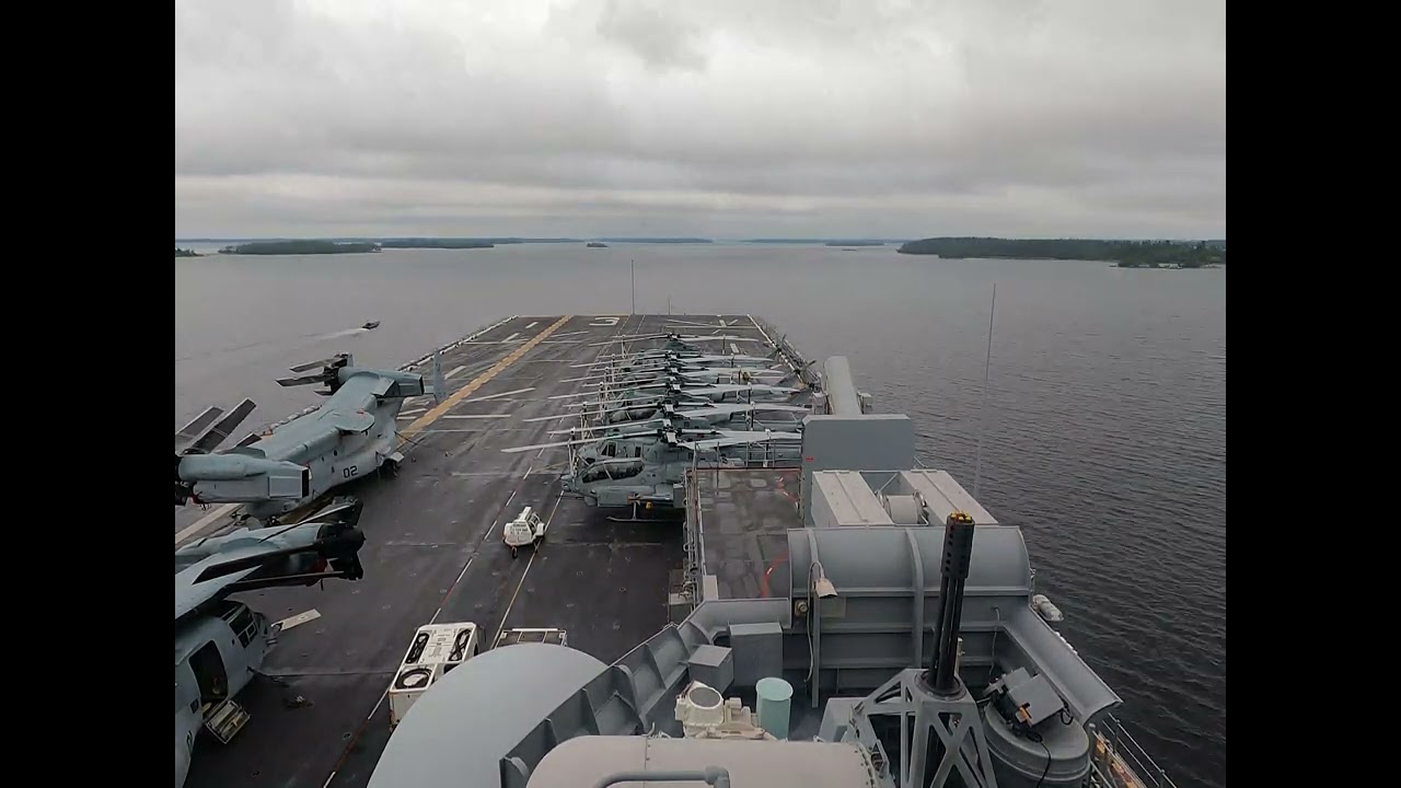 USS Kearsarge (LHD 3) transits to Stockholm for BALTOPS 22