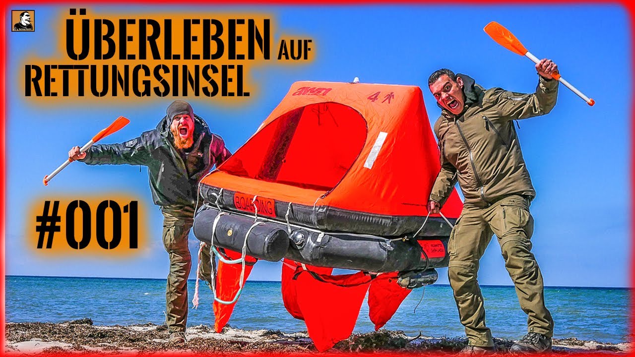 ÜBERLEBEN nach SCHIFFBRUCH #001 | 24H GEFANGEN auf RETTUNGSINSEL | Survival Mattin