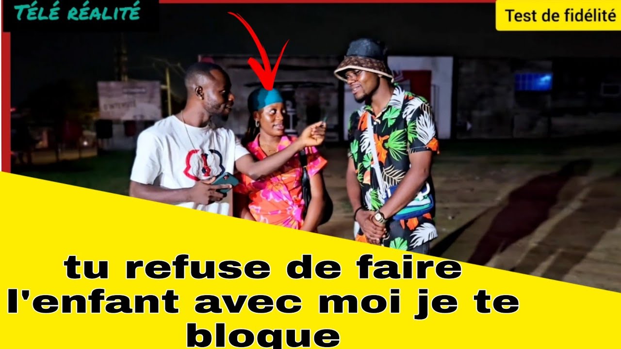 Test de fidélité : elle bloque son mec devant la caméra et le menace