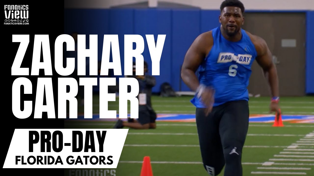 Zachary Carter Florida Gators 2022 Pro Day Highlights | SEC Football on Fanatics View