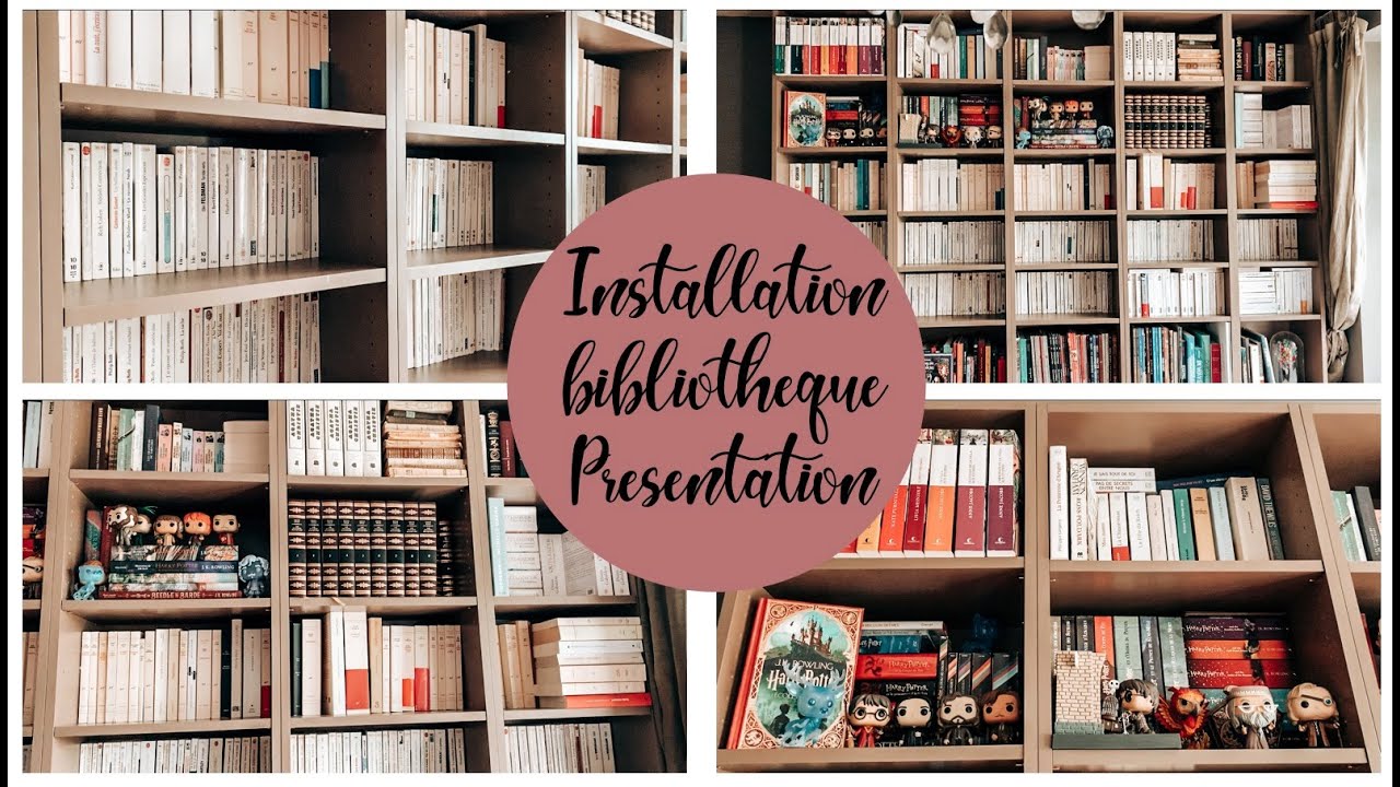 Ma bibliothèque 🥰📚 Installation, rangement et bookshelf tour !