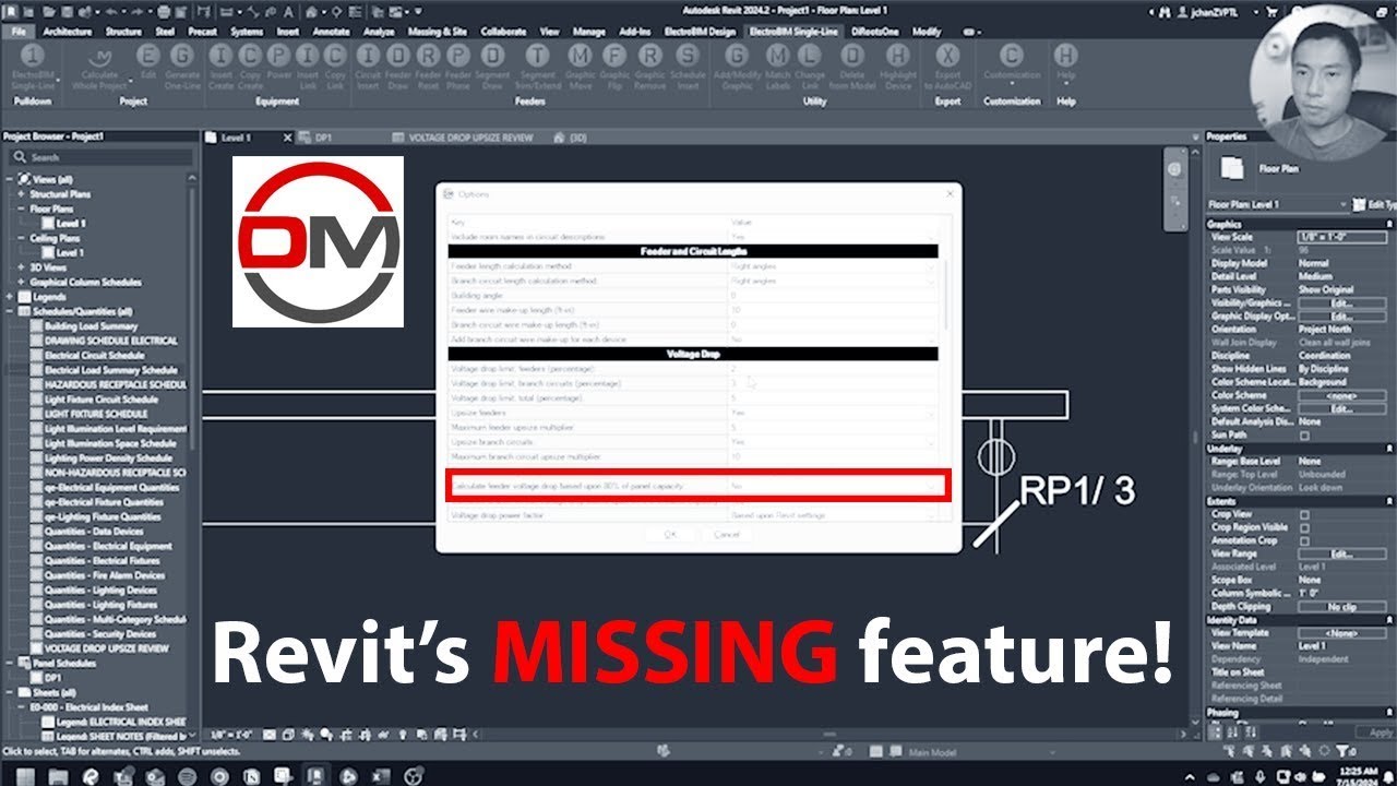 Voltage Drop in Revit: The Good and The Gaps