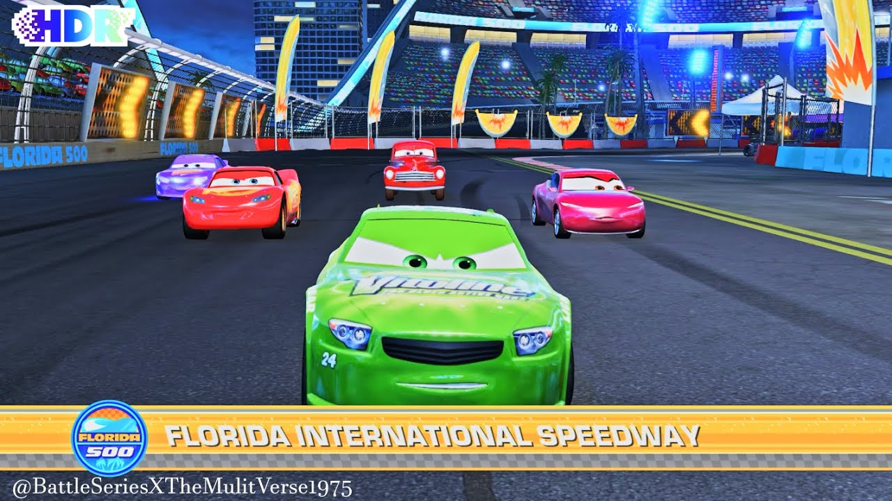 [HDR] Cars 3 Driven To Win | Bobby Swift - Battle Race | Florida International Speedway 3 Laps