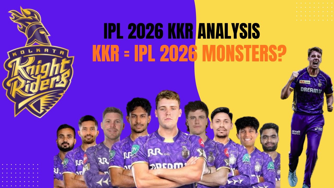 KKR Squad Analysis IPL 2026 | Champions or Overrated? Full Team Breakdown