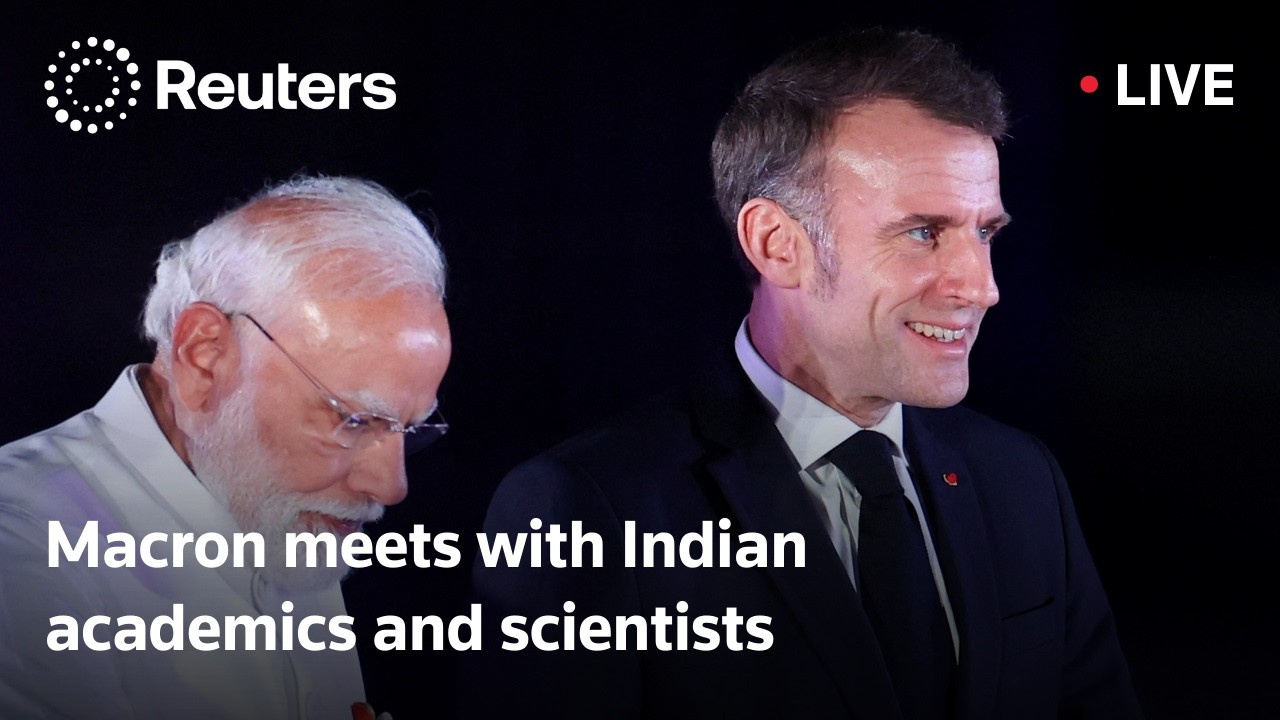LIVE: French President Macron speaks at All India Institute of Medical Sciences campus