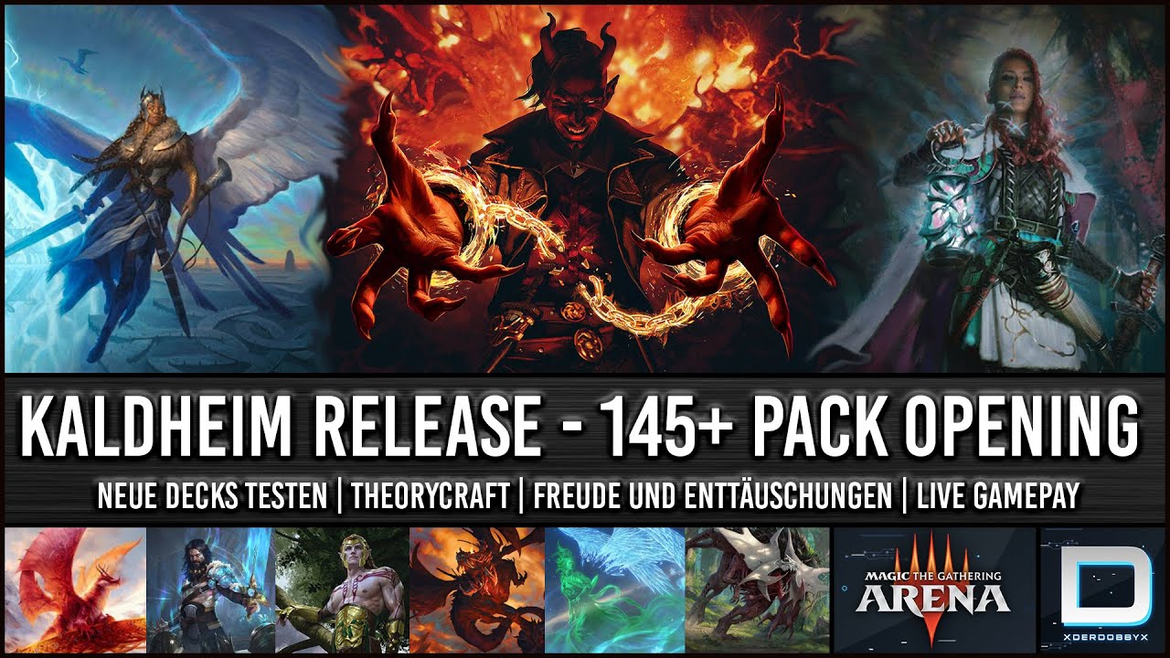 MTG ARENA KALDHEIM RELEASE | 145 PACK OPENING | NEUE DECKS TESTEN | THEORYCRAFT | DEUTSCH / ENGLISCH