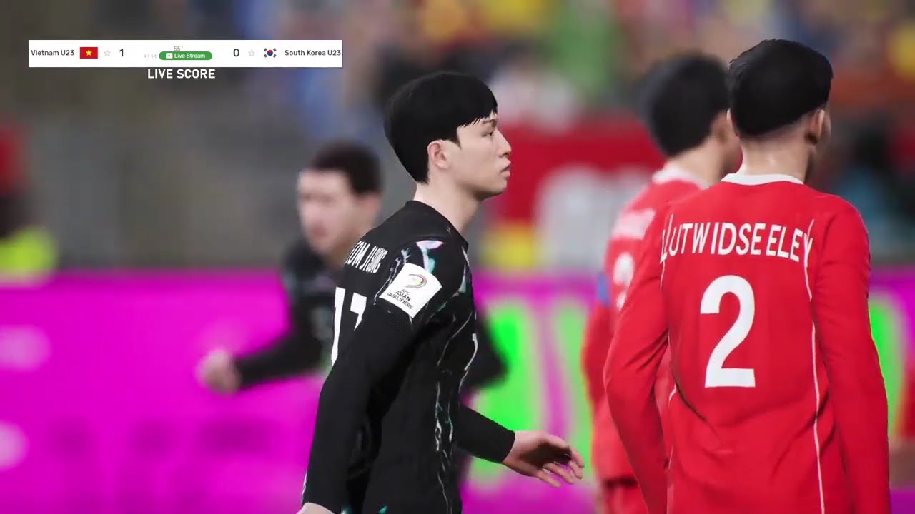 🔴Trực tiếp Việt Nam vs Hàn Quốc - VIDEO GAME SIMULATION