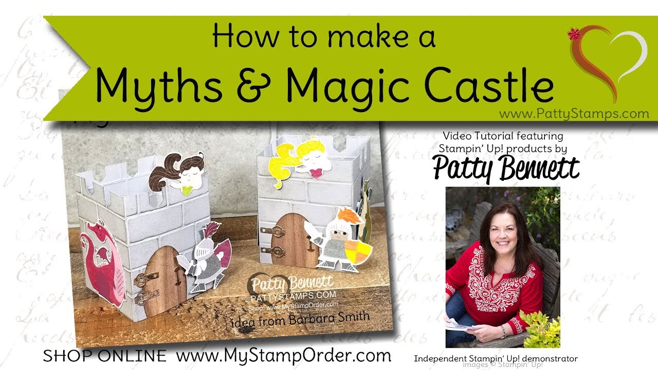 How to Make a Myths & Magic Castle with Stampin' Up! Paper
