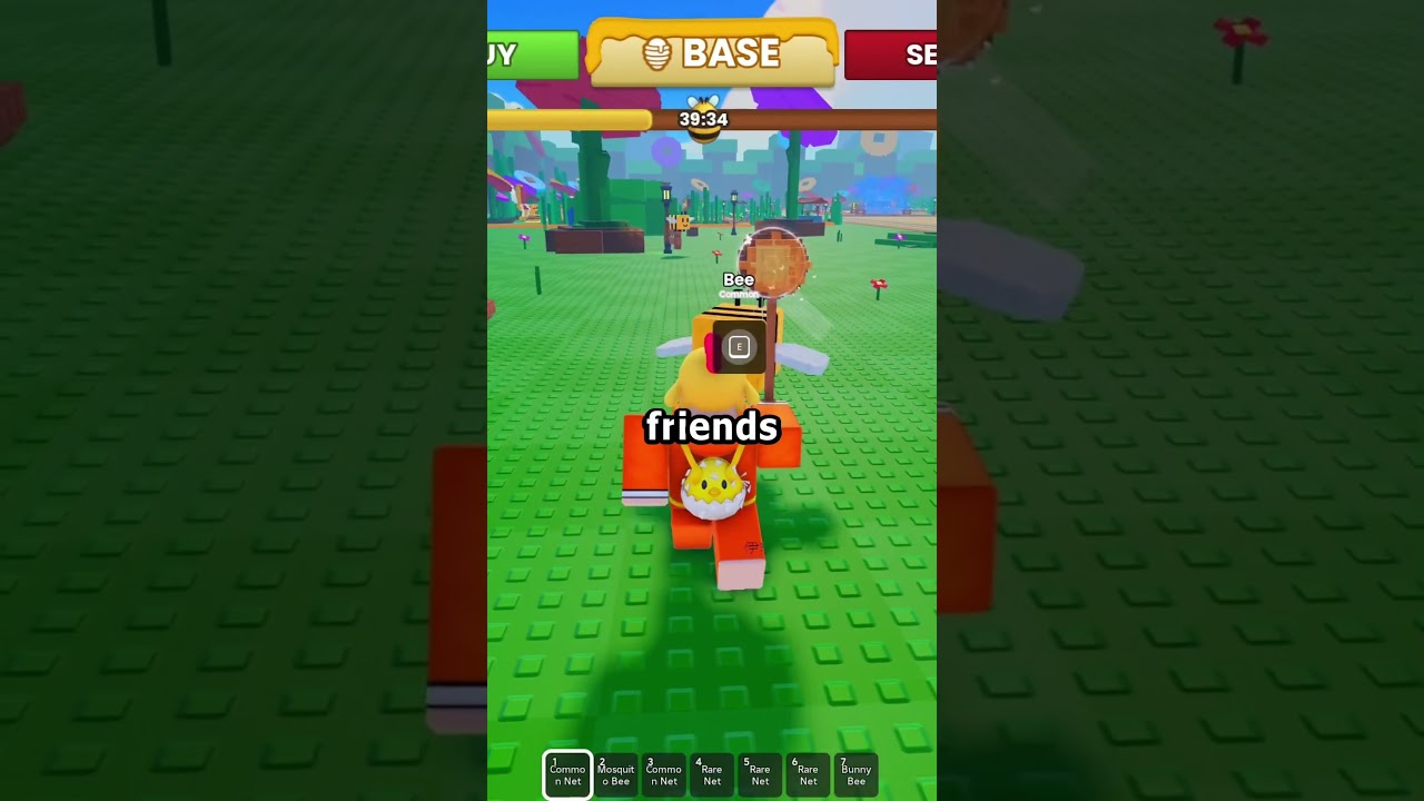 Game Name: Catch A Bee #roblox #growagarden #robloxgames