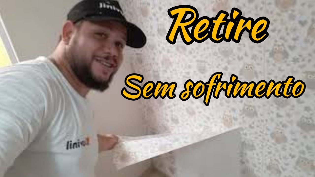 Como retirar papel de parede velho sem se cansar facil de mais - por Show de obra