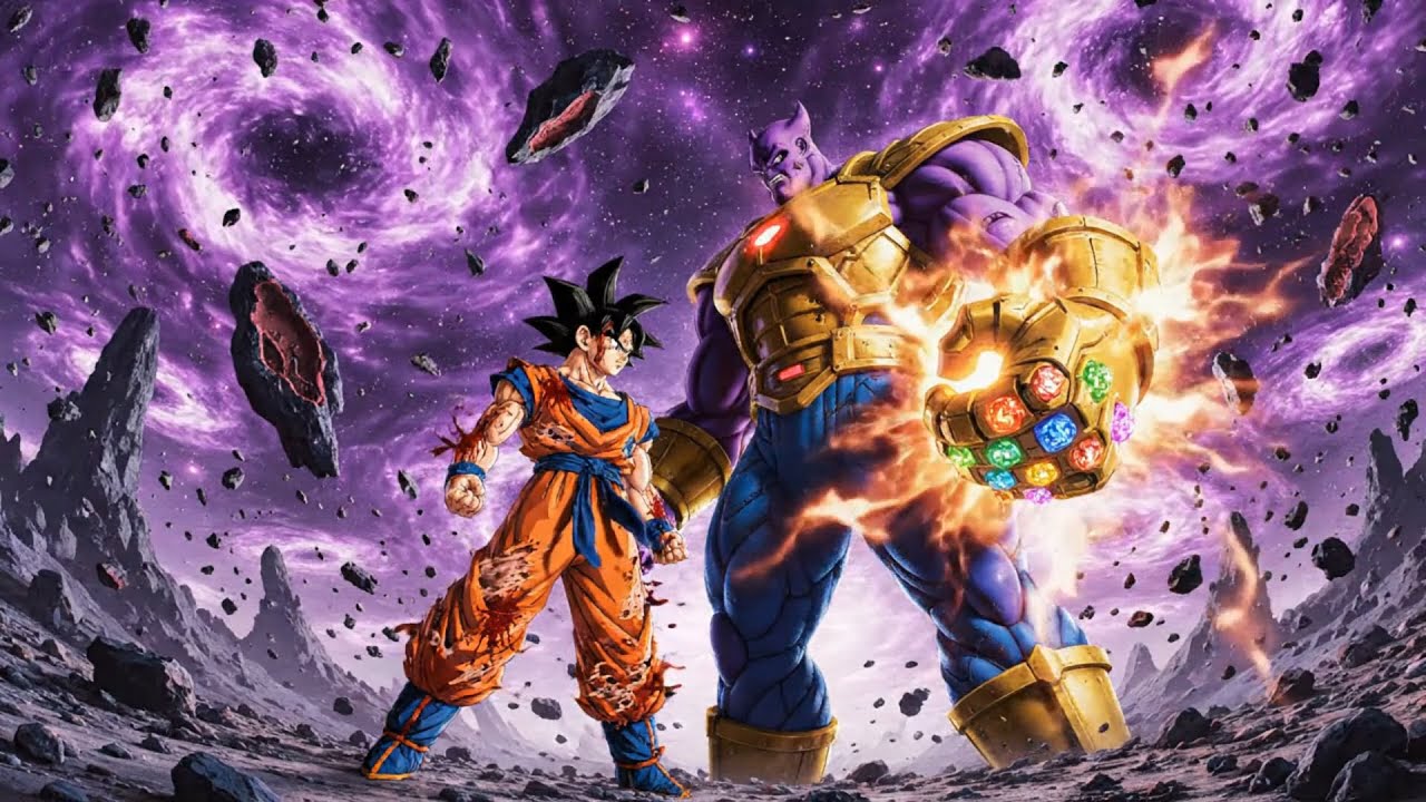 Goku Ultra Instinct vs Thanos – The Ultimate Multiverse Battle #Goku #GokuVsThanos #UltraInstinct