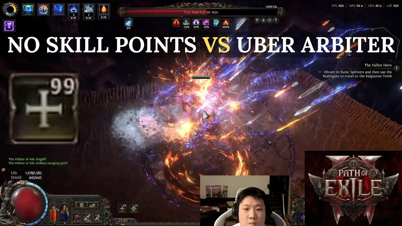 Level 1 to Uber Arbiter With ZERO Skill Points | Path of Exile 2 Firestorm Stormweaver