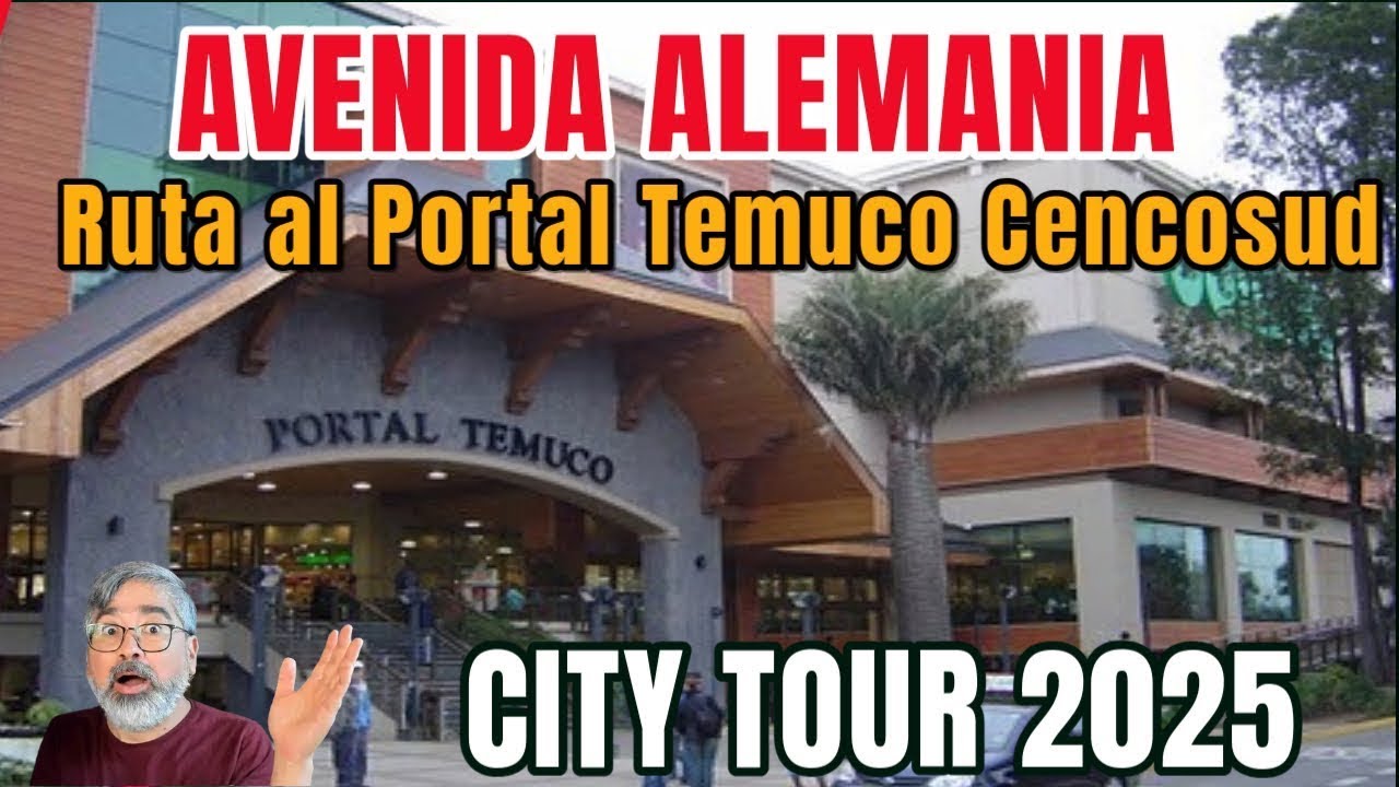 🚶‍♀️🏙️ ¡Avenida Alemania: La Caminata Completa en Temuco! 🌳🛍️ (Hasta el Mall Portal Temuco)