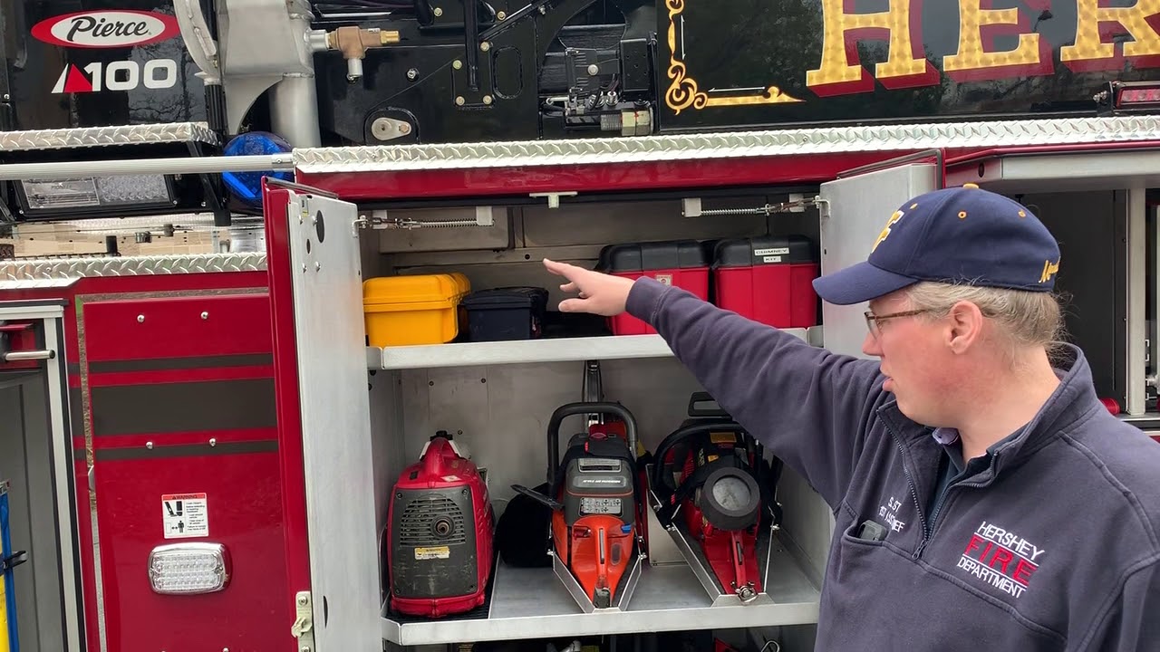 Hershey Volunteer Fire Company 2020 Pierce Ascendant compartment review