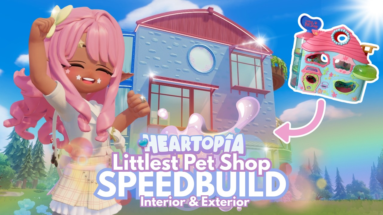 Recreating The Littlest Pet Shop House in Heartopia!