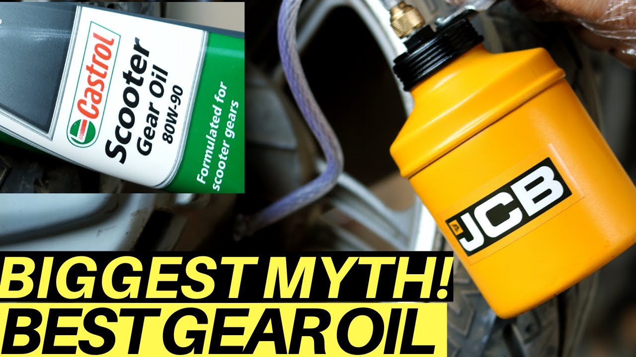 TESTED! BEST GEAR OIL SCOOTER: ENGINE OIL VS CASTROL GEAR OIL; ACTIVA, TVS JUPITER GEAR OIL CHANGE