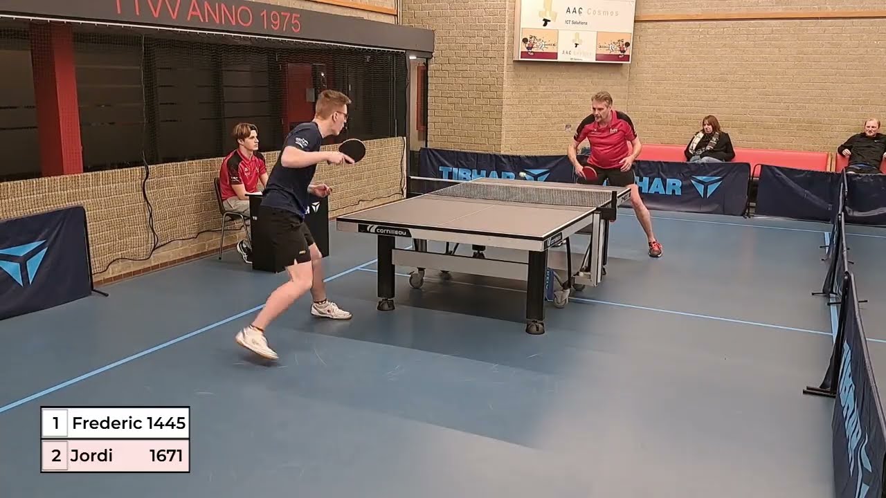 Frederic vs Jordi - Hoofdklasse Poule A 13-03-2026