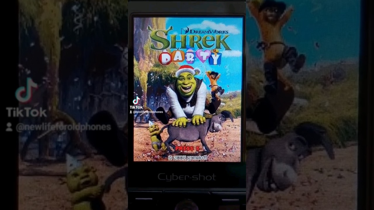 Shrek Party #collection #gsm #mobile #retro #phone #gaming #nokia #java #foryou #fry #shrek #party