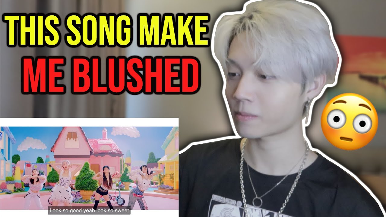 shy non-blink boy reacts to BLACKPINK - 'Ice Cream (with Selena Gomez)' M/V