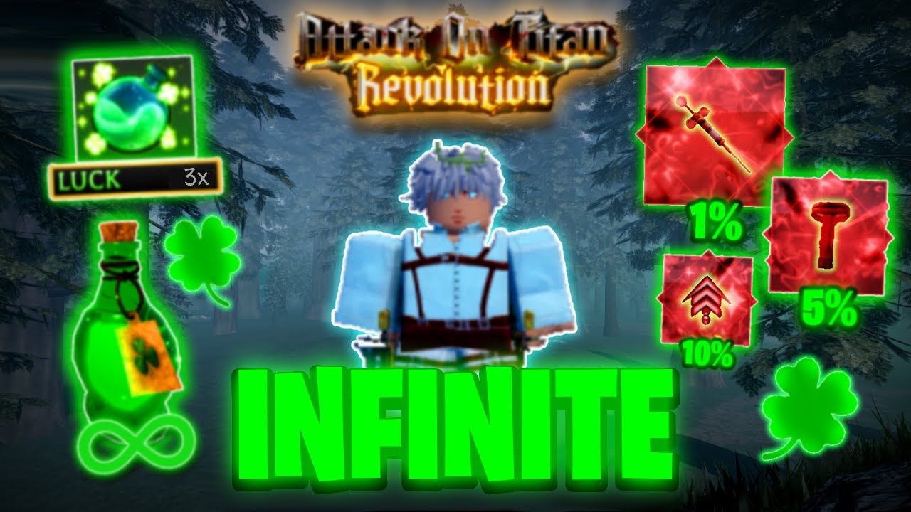 AOT Revolution How To Get Infinite 2X LUCK (New Method)