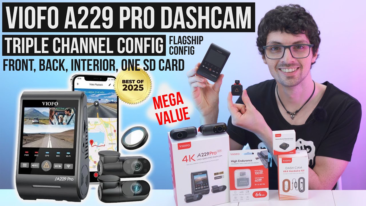 2025's Best Value Triple Channel Dashcam! - Viofo A229 Pro Review & Test (Top Quality At Anytime)