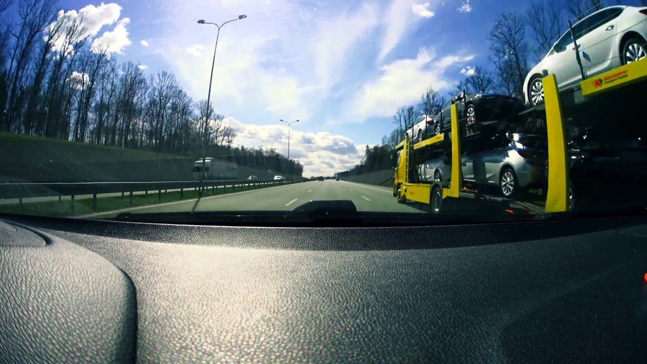 1 hour | Car Trip Świętochłowice (PL) - Ostrava (CZ) in 4K